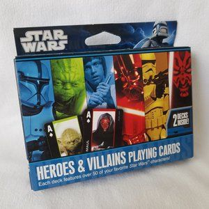 Cartamundi Star Wars Heroes and Villains Playing Cards